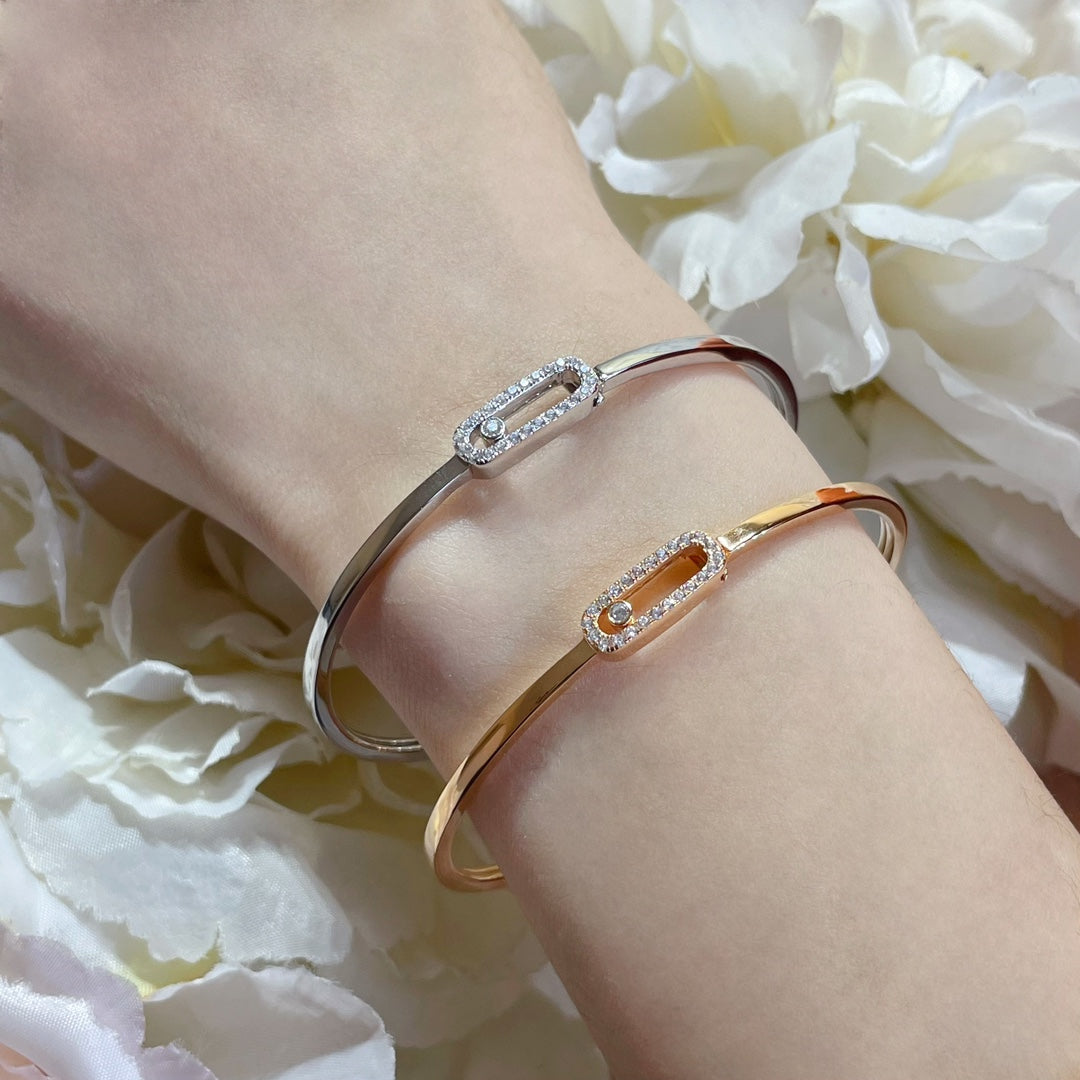 [AuraEcho]Move Uno pavé flex bangle medium