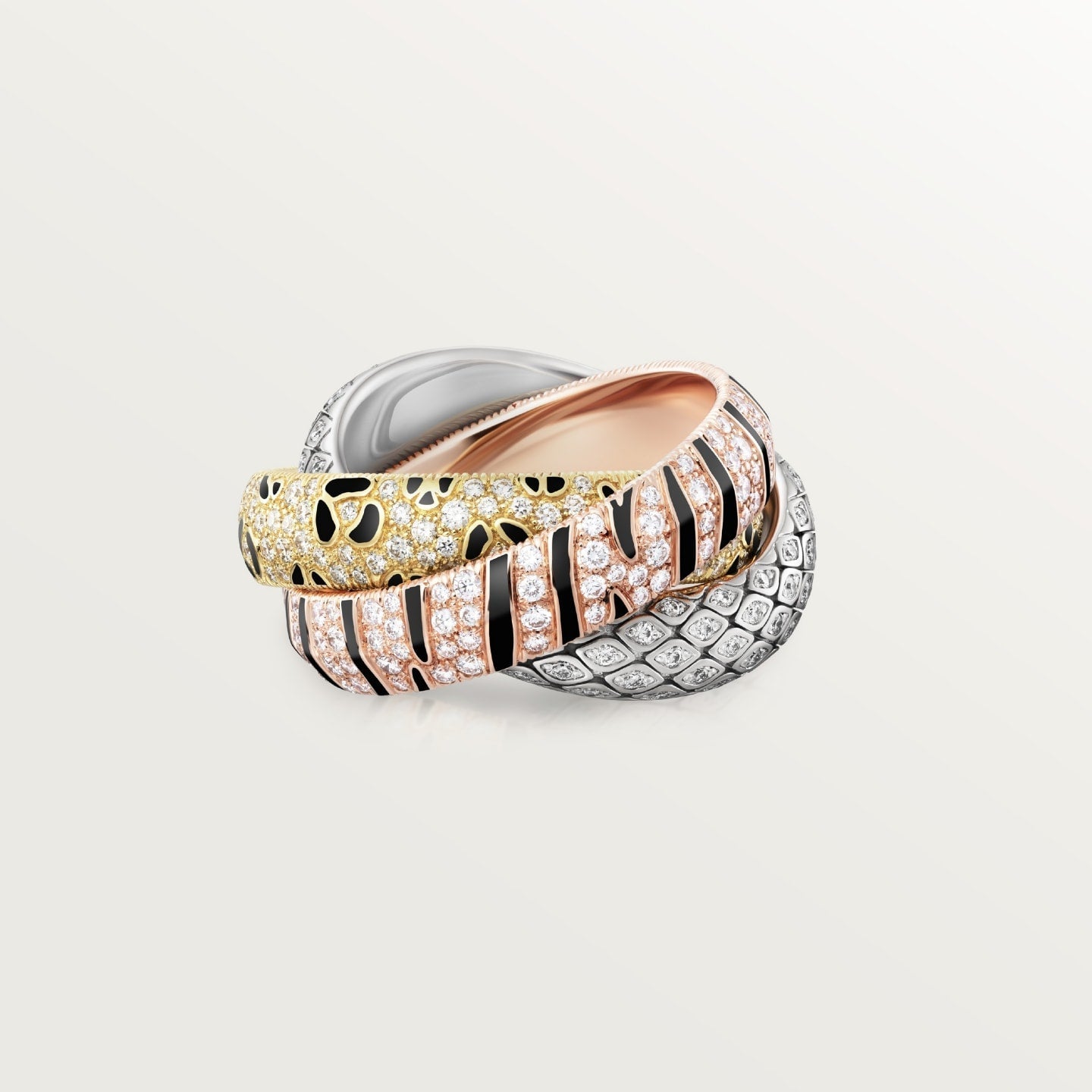 [AuraEcho] TRINITY  RING LEOPARD PRINT