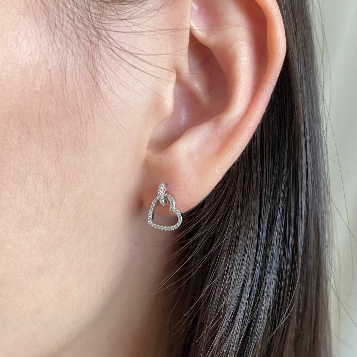 [AuraEcho]Dainty Heart Shape Earrings