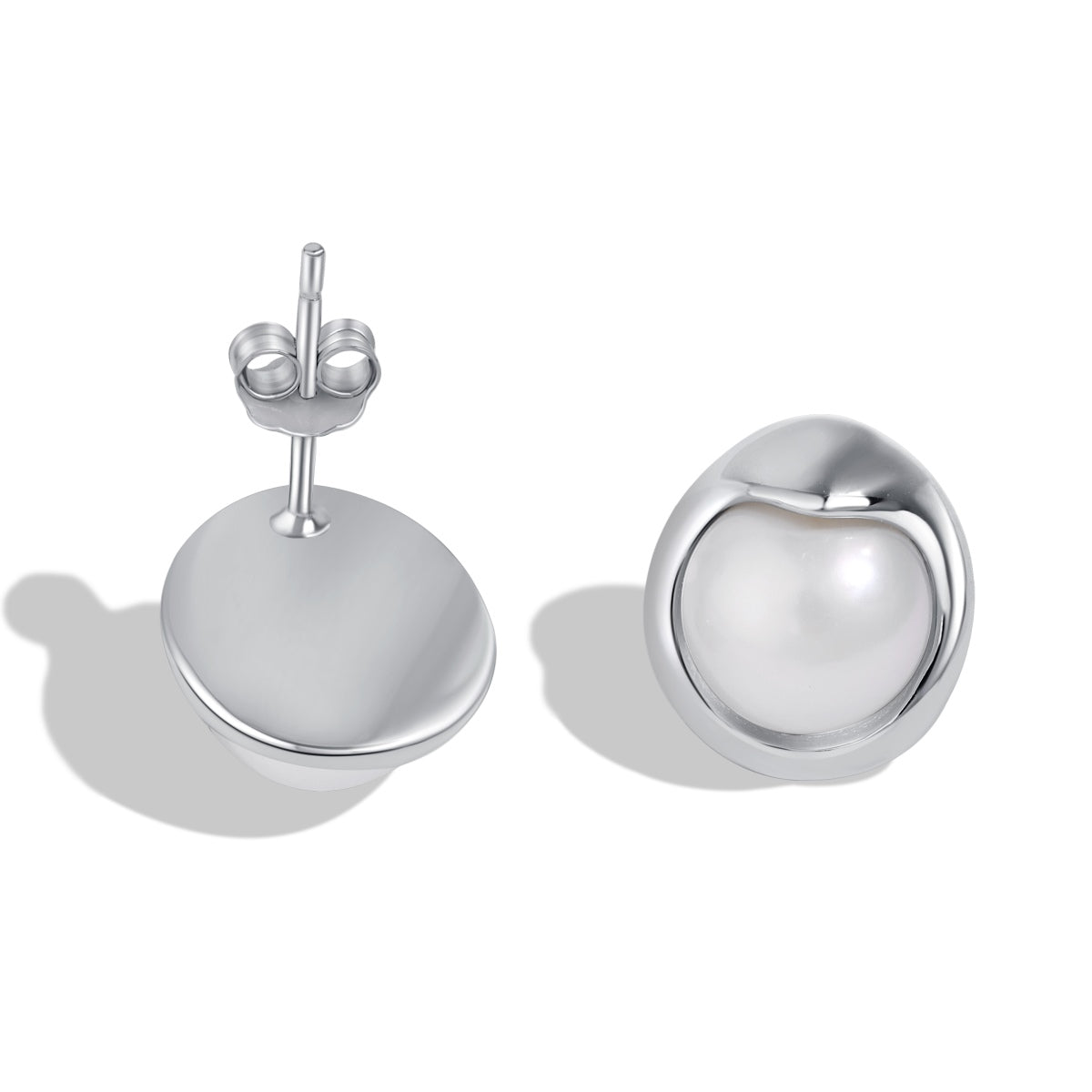 [AuraEcho]Dainty Bread Pearl Earrings