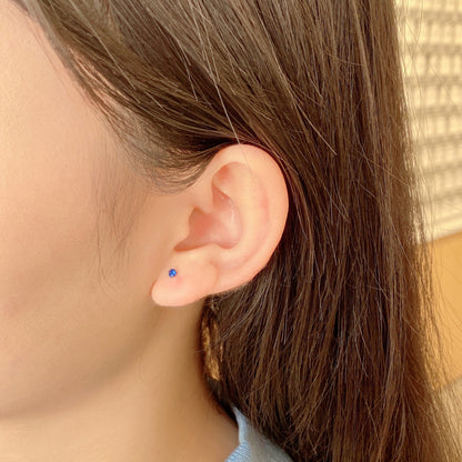 [AuraEcho]Delicate Solitaire Earrings