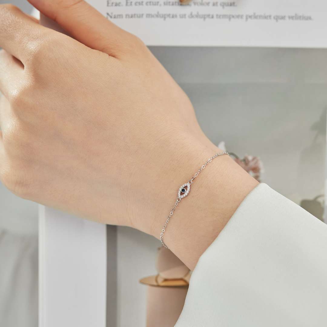 [AuraEcho]Evil Eye Shape Necklace