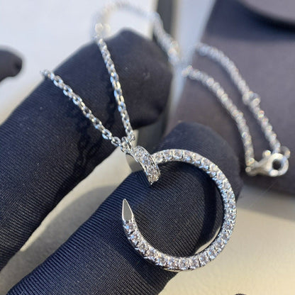 [AuraEcho]JUSTE NECKLACE SILVER DIAMONDS