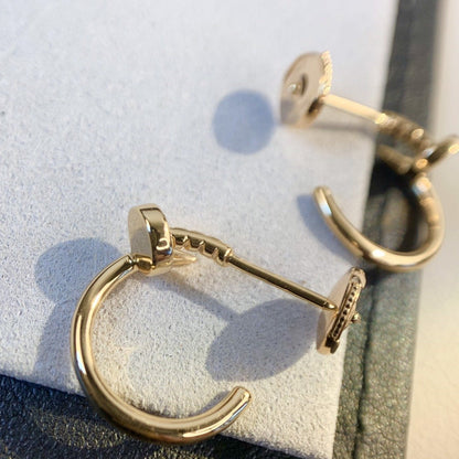 [AuraEcho]JUSTE EARRINGS PINK GOLD