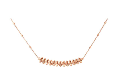 [AuraEcho]CLASH PINK GOLD NECKLACE