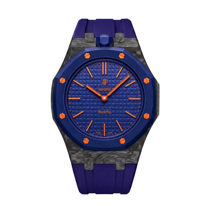[AuraEcho]Royal Oak Pop Exclusive Carbon‑fiber Case & Silicone Strap