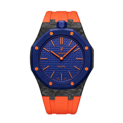 [AuraEcho]Royal Oak Pop Exclusive Carbon‑fiber Case & Silicone Strap