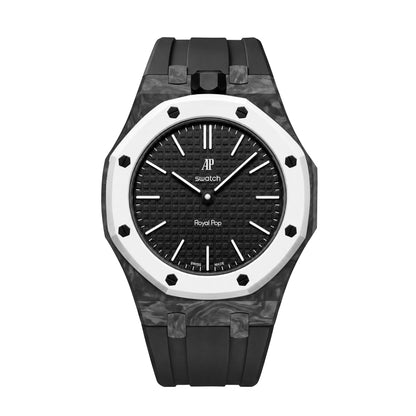 [AuraEcho]Royal Oak Pop Exclusive Carbon‑fiber Case & Silicone Strap