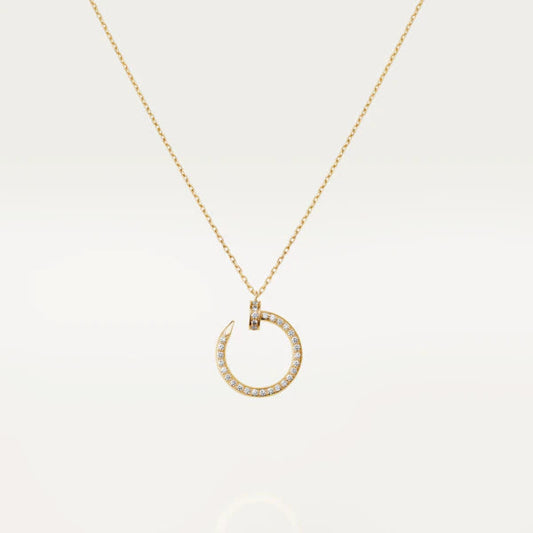[AuraEcho]JUSTE NECKLACE GOLD DIAMONDS