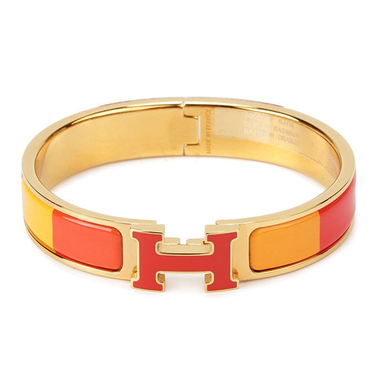 [AuraEcho]H BRACELET ORANGE RAINBOW CERAMIC