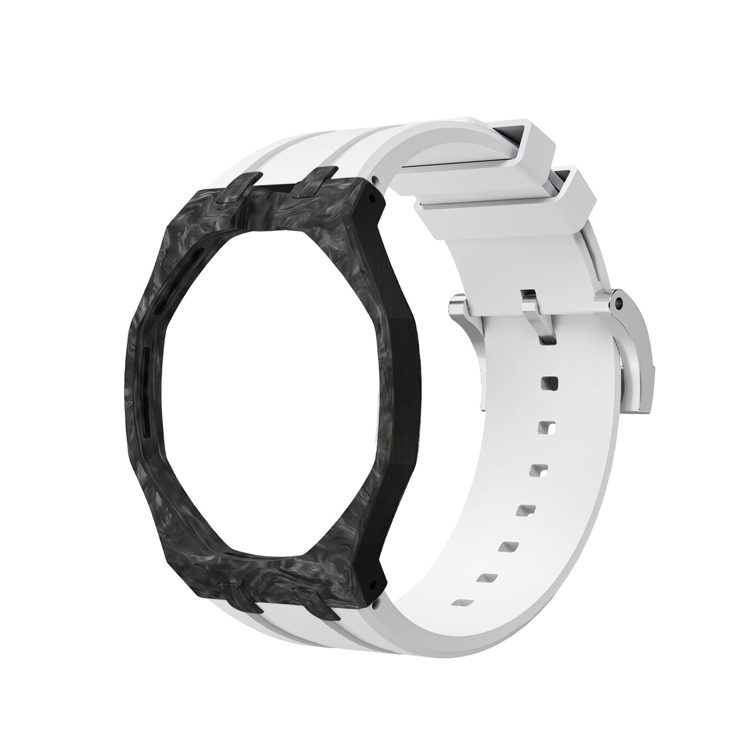 [AuraEcho]Royal Oak Pop Exclusive Carbon‑fiber Case & Silicone Strap