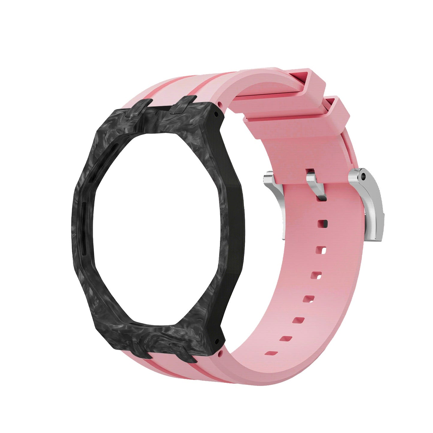 [AuraEcho]Royal Oak Pop Exclusive Carbon‑fiber Case & Silicone Strap