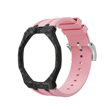 [AuraEcho]Royal Oak Pop Exclusive Carbon‑fiber Case & Silicone Strap