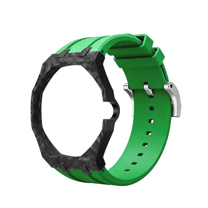 [AuraEcho]Royal Oak Pop Exclusive Carbon‑fiber Case & Silicone Strap