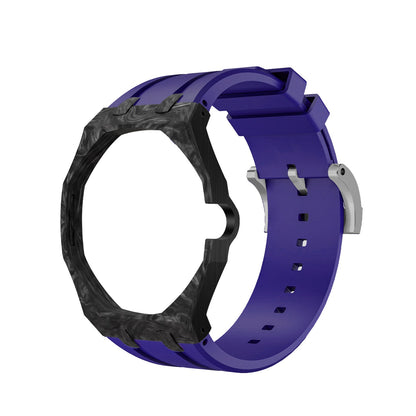 [AuraEcho]Royal Oak Pop Exclusive Carbon‑fiber Case & Silicone Strap