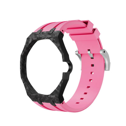 [AuraEcho]Royal Oak Pop Exclusive Carbon‑fiber Case & Silicone Strap