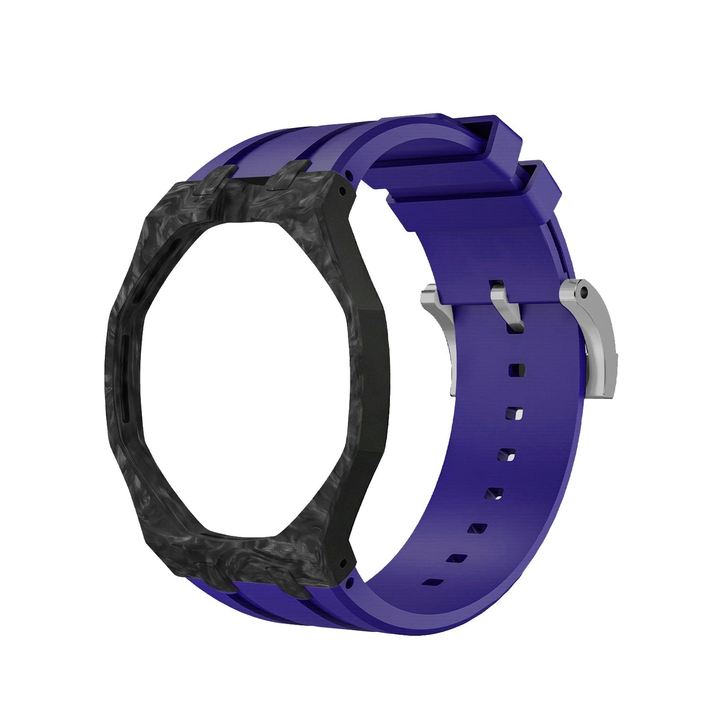 [AuraEcho]Royal Oak Pop Exclusive Carbon‑fiber Case & Silicone Strap