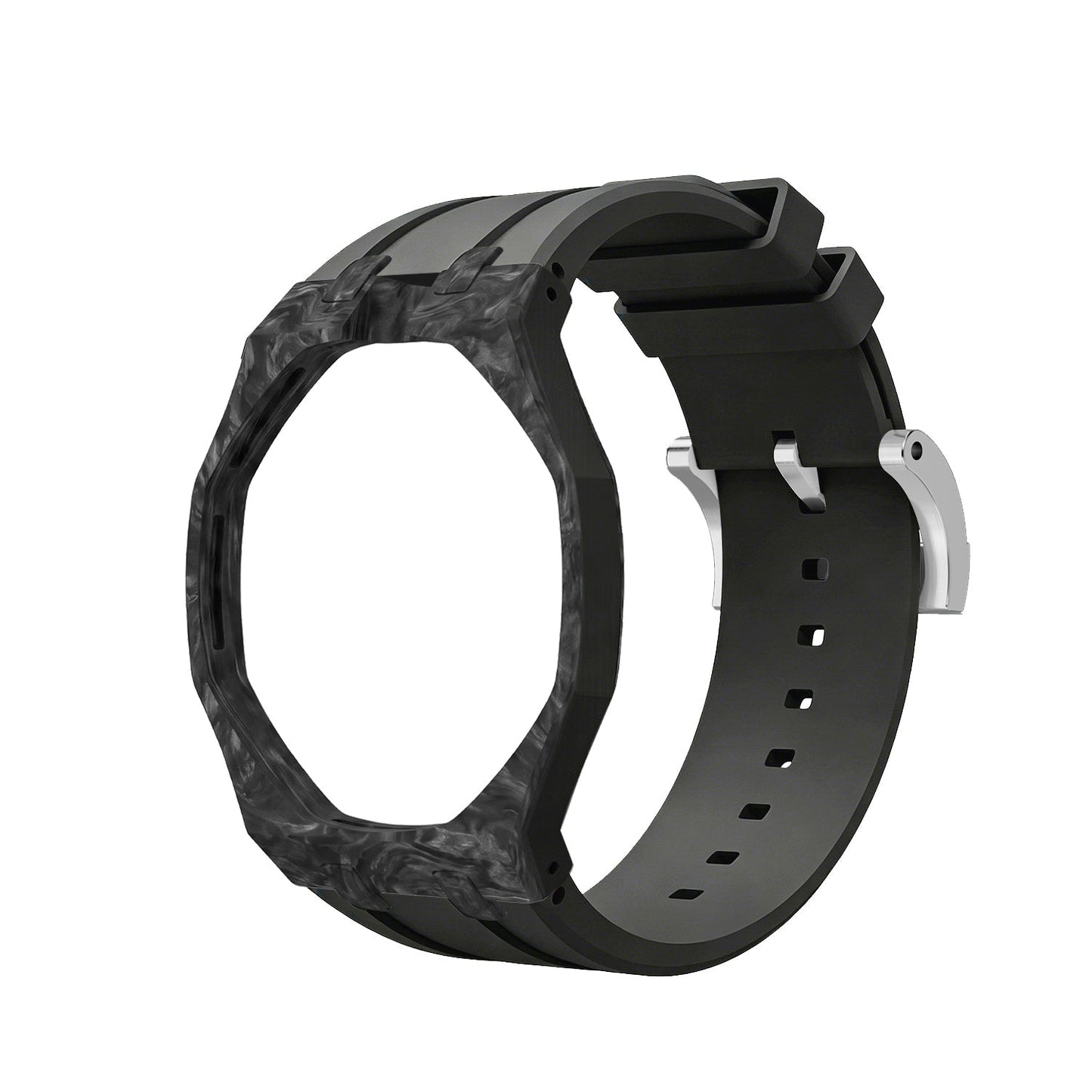 [AuraEcho]Royal Oak Pop Exclusive Carbon‑fiber Case & Silicone Strap