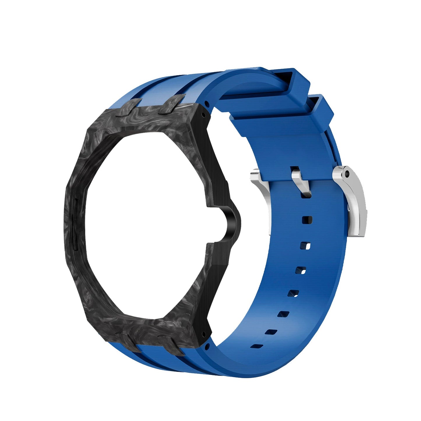 [AuraEcho]Royal Oak Pop Exclusive Carbon‑fiber Case & Silicone Strap