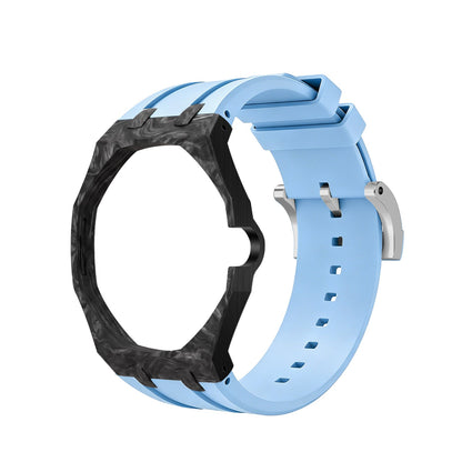 [AuraEcho]Royal Oak Pop Exclusive Carbon‑fiber Case & Silicone Strap