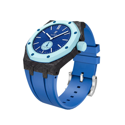[AuraEcho]Royal Oak Pop Exclusive Carbon‑fiber Case & Silicone Strap