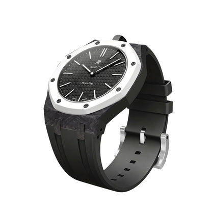 [AuraEcho]Royal Oak Pop Exclusive Carbon‑fiber Case & Silicone Strap