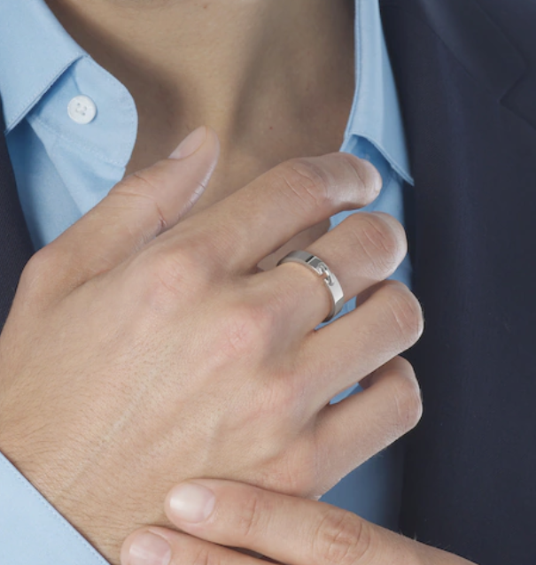 [AuraEcho]ALLIANCE LIENS VIDENCE 4MM RING