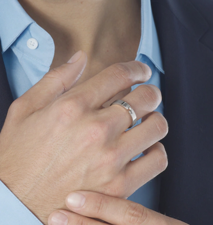 [AuraEcho]ALLIANCE LIENS VIDENCE 4MM RING