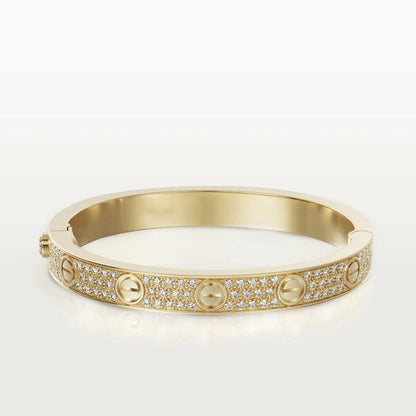 [AuraEcho]LOVE BRACELET 6.1MM DIAMOND-PAVED