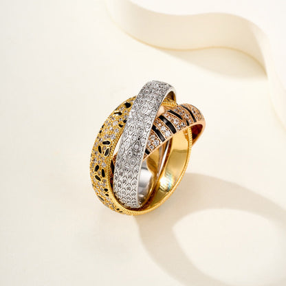 [AuraEcho] TRINITY  RING LEOPARD PRINT