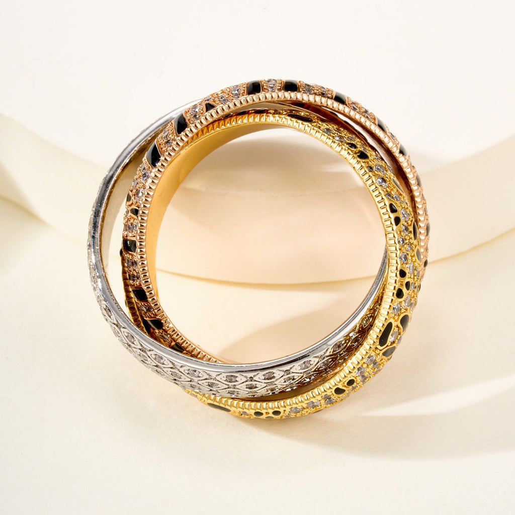 [AuraEcho] TRINITY  RING LEOPARD PRINT