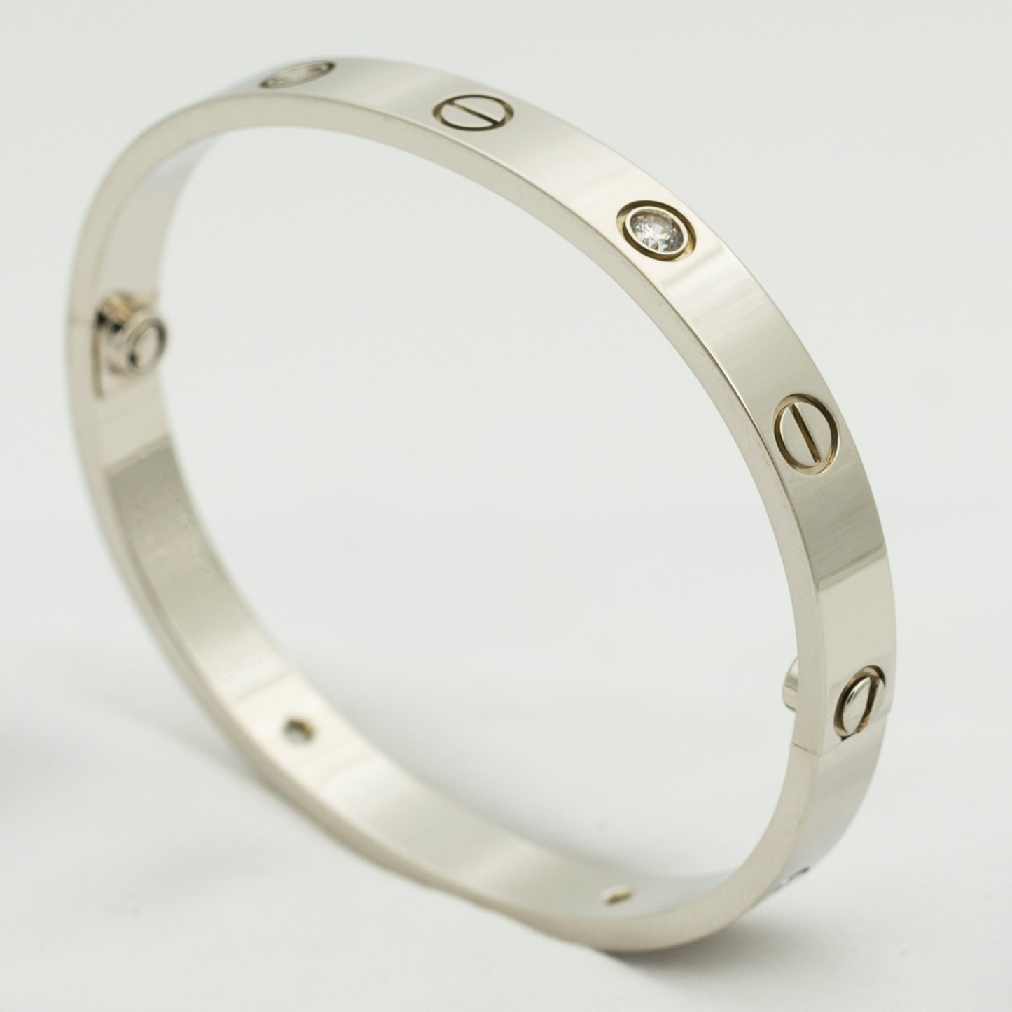 [AuraEcho]LOVE BRACELET 6.1MM 4 DIAMONDS