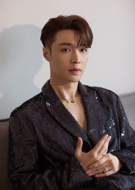 [AuraEcho]JEUX DE PINK GOLD DIAMOND NECKLACE