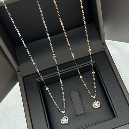 [AuraEcho]JOY HEART DIAMOND NECKLACE