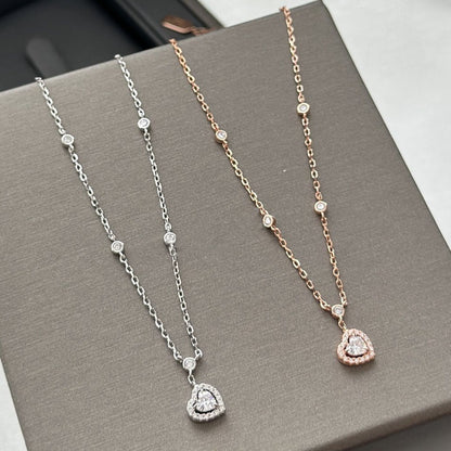 [AuraEcho]JOY HEART DIAMOND NECKLACE
