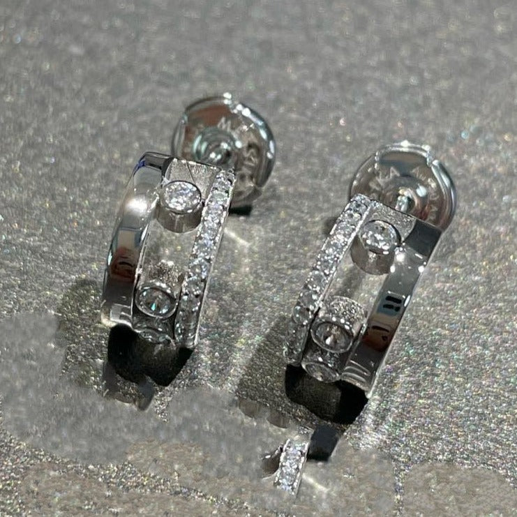 [AuraEcho]MOVE ROMANE EARRINGS DIAMOND