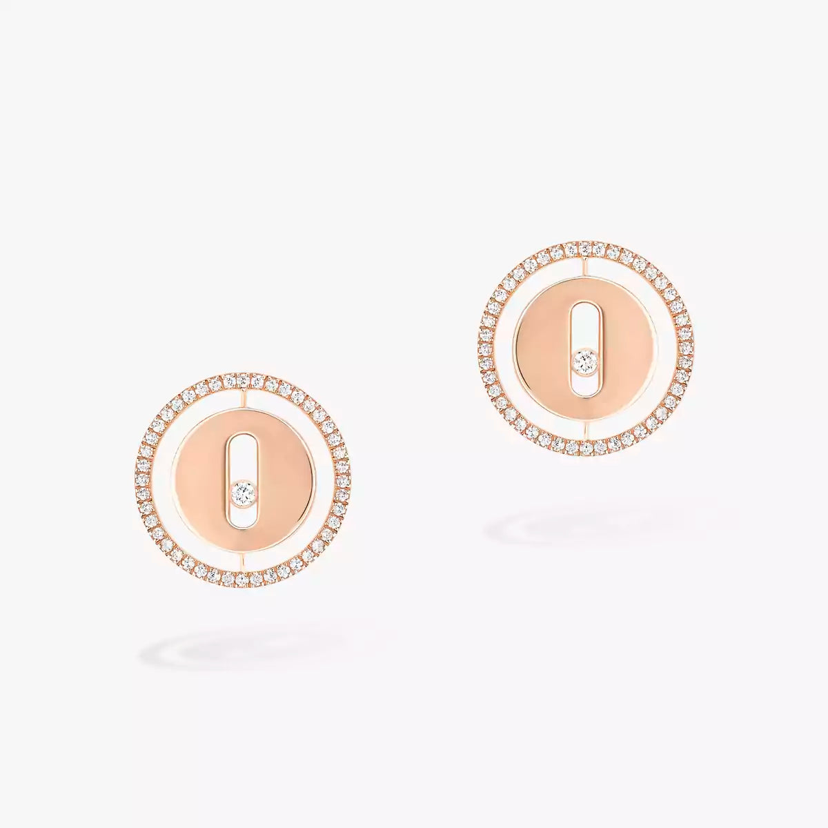[AuraEcho]Lucky Move Diamond Earrings