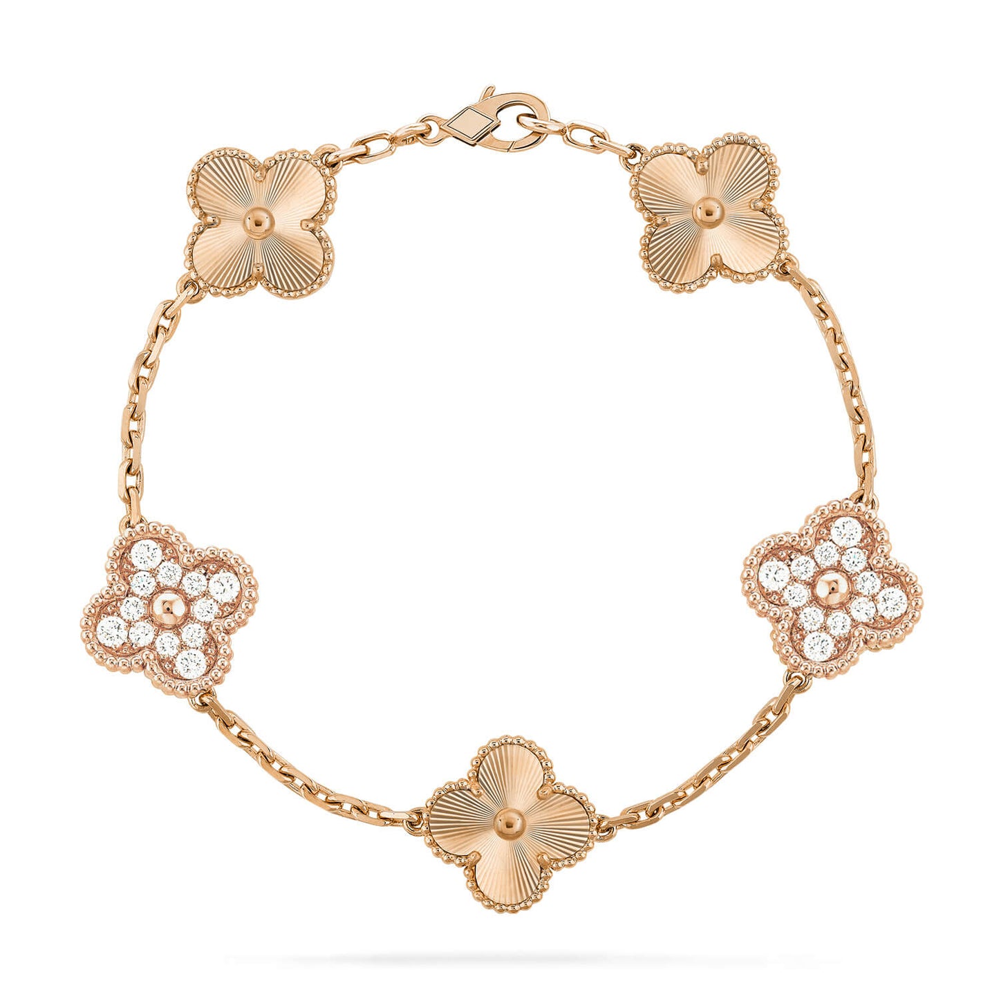 [Auraecho] CLOVER 5 MOTIF LASER BRACELET COLLECTION