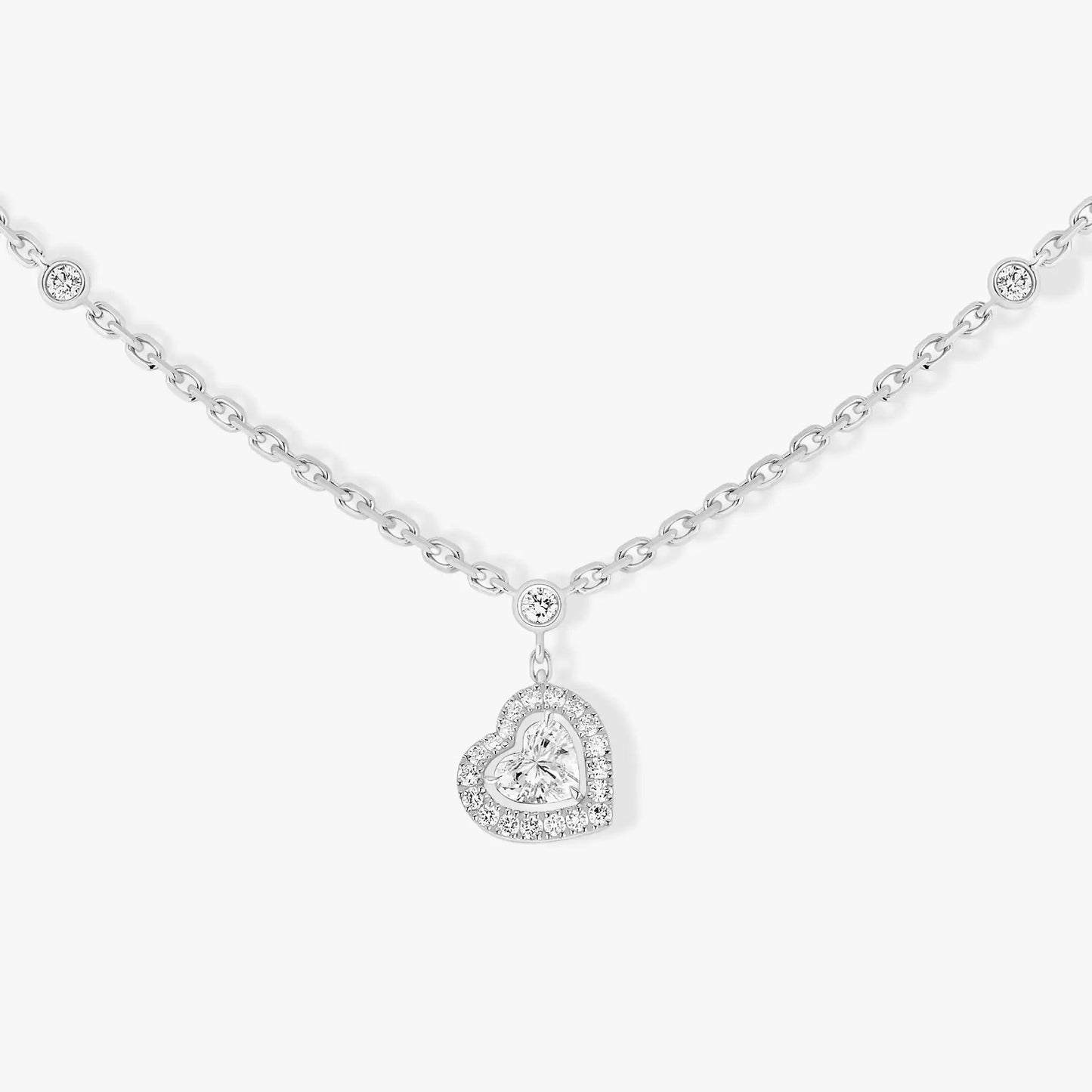 [AuraEcho]JOY HEART DIAMOND NECKLACE
