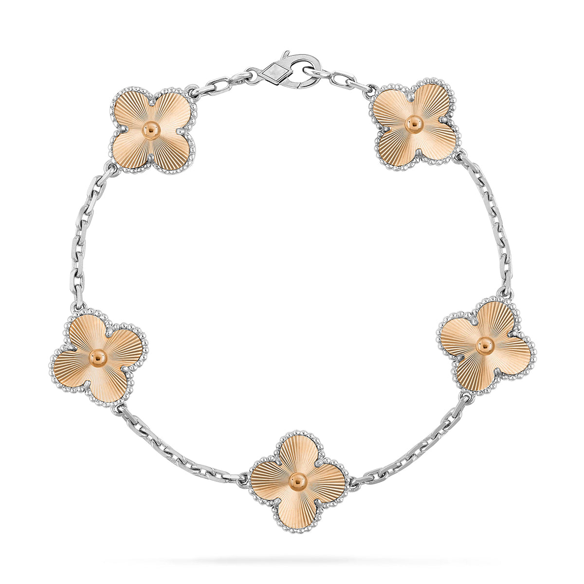 [Auraecho] CLOVER 5 MOTIF LASER BRACELET COLLECTION