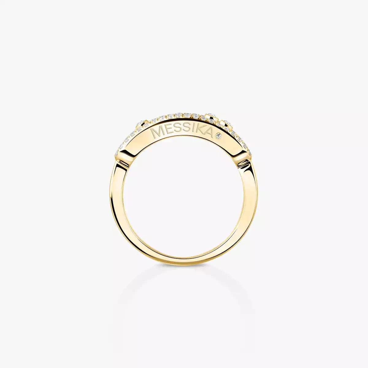 [AuraEcho] Baby Move Gold Diamond Pave_ Ring