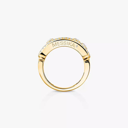 [AuraEcho] Move Gold Diamond Pave_ Ring