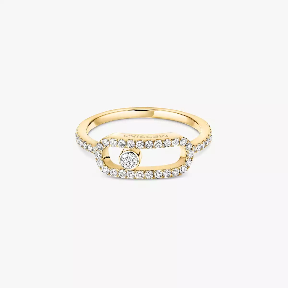 [AuraEcho]Move Uno Diamond Ring in Gold