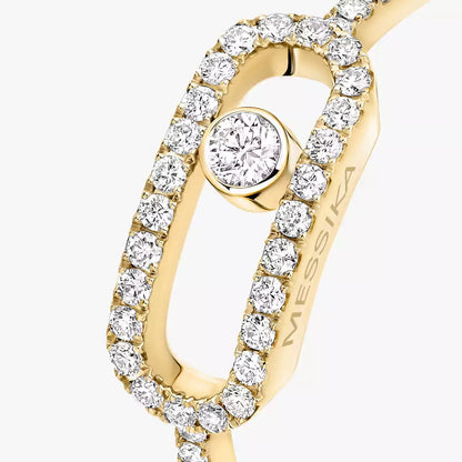 [AuraEcho]Move Uno Diamond Ring in Gold