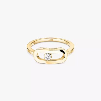 [AuraEcho]Move Uno Diamond Ring in Gold