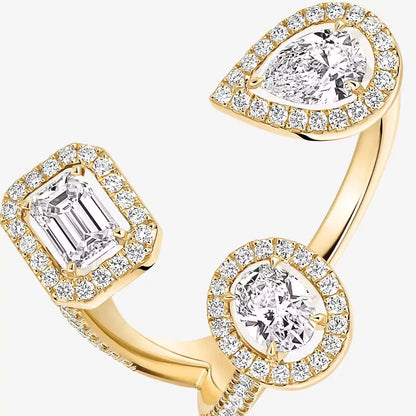 [[AuraEcho] Diamond Ring 0,25ct My Twin Trilogy