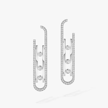 [AuraEcho]Diamond Pendant Earrings Move 10Th