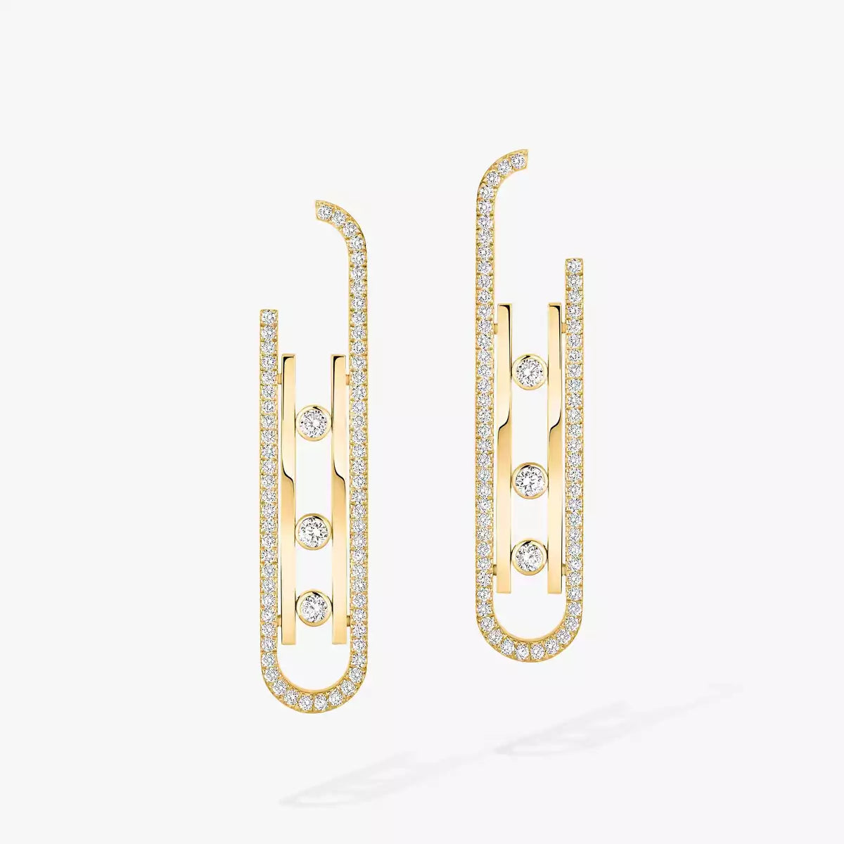 [AuraEcho]Diamond Pendant Earrings Move 10Th