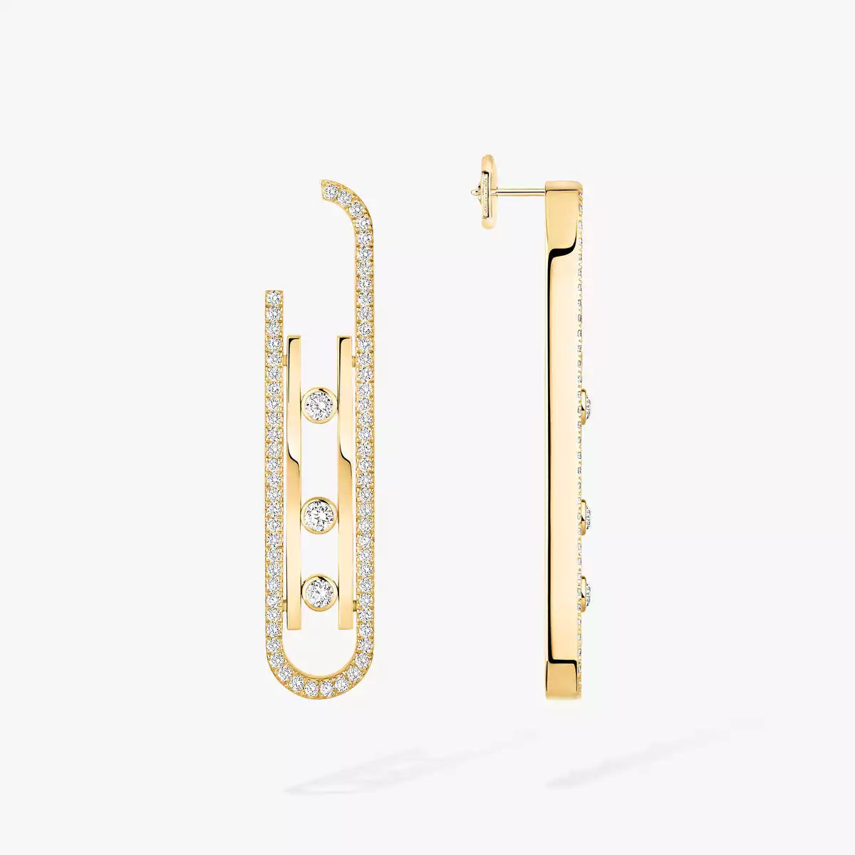 [AuraEcho]Diamond Pendant Earrings Move 10Th
