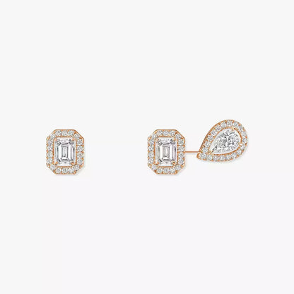 [AuraEcho]Diamond Earrings 0,10ct My Twin 1+2